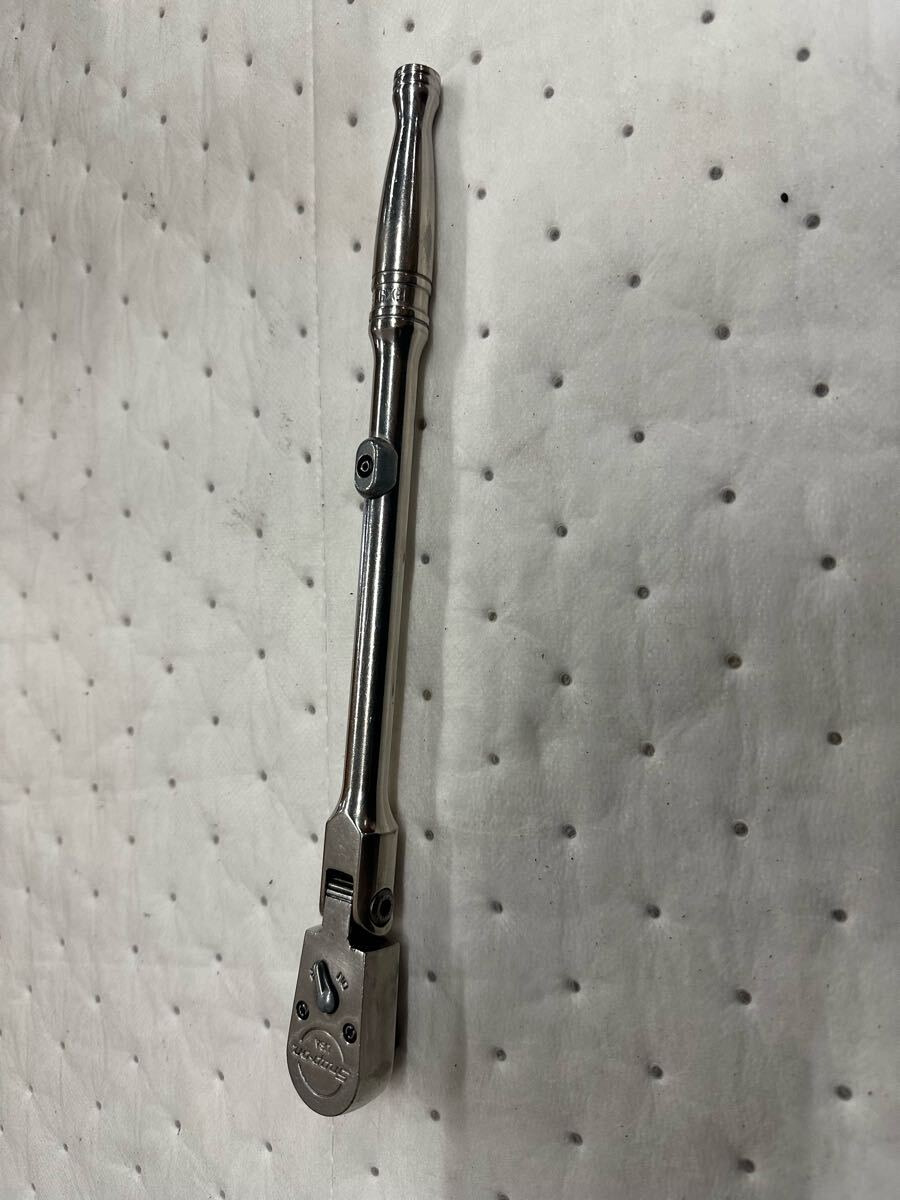 スナップオン ロングフレックスラチェット　ロック付き　3/8 FX936_1