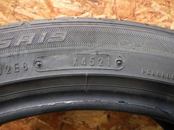 ダンロップ LE MANS V 225/45R19 96W 2021年製 7~8分山【4本/夏タイヤ/19インチ】手渡し可_10