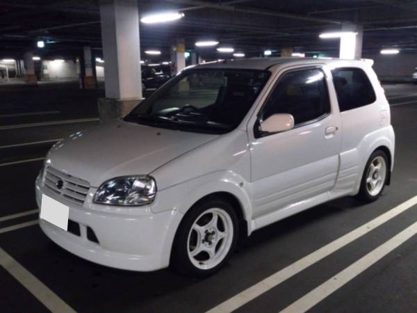 スイフトスポーツHT81S 車高調・フルバケ等 中古スタッドレス付_3