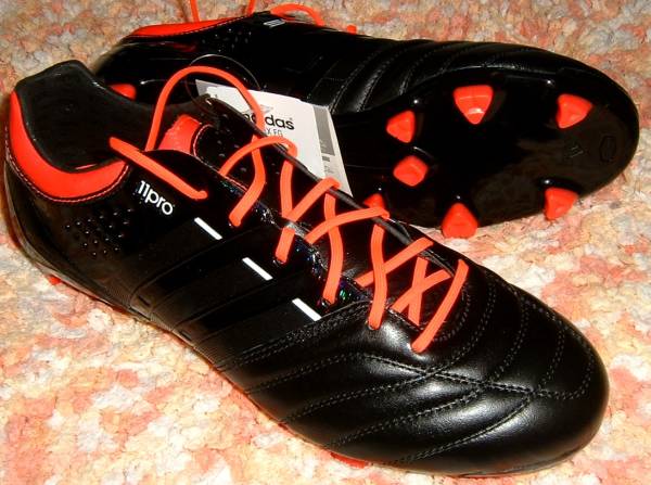 【即決】adidasアディピュア11PROSLFG黒25.5㎝【軽量天然皮革】_1