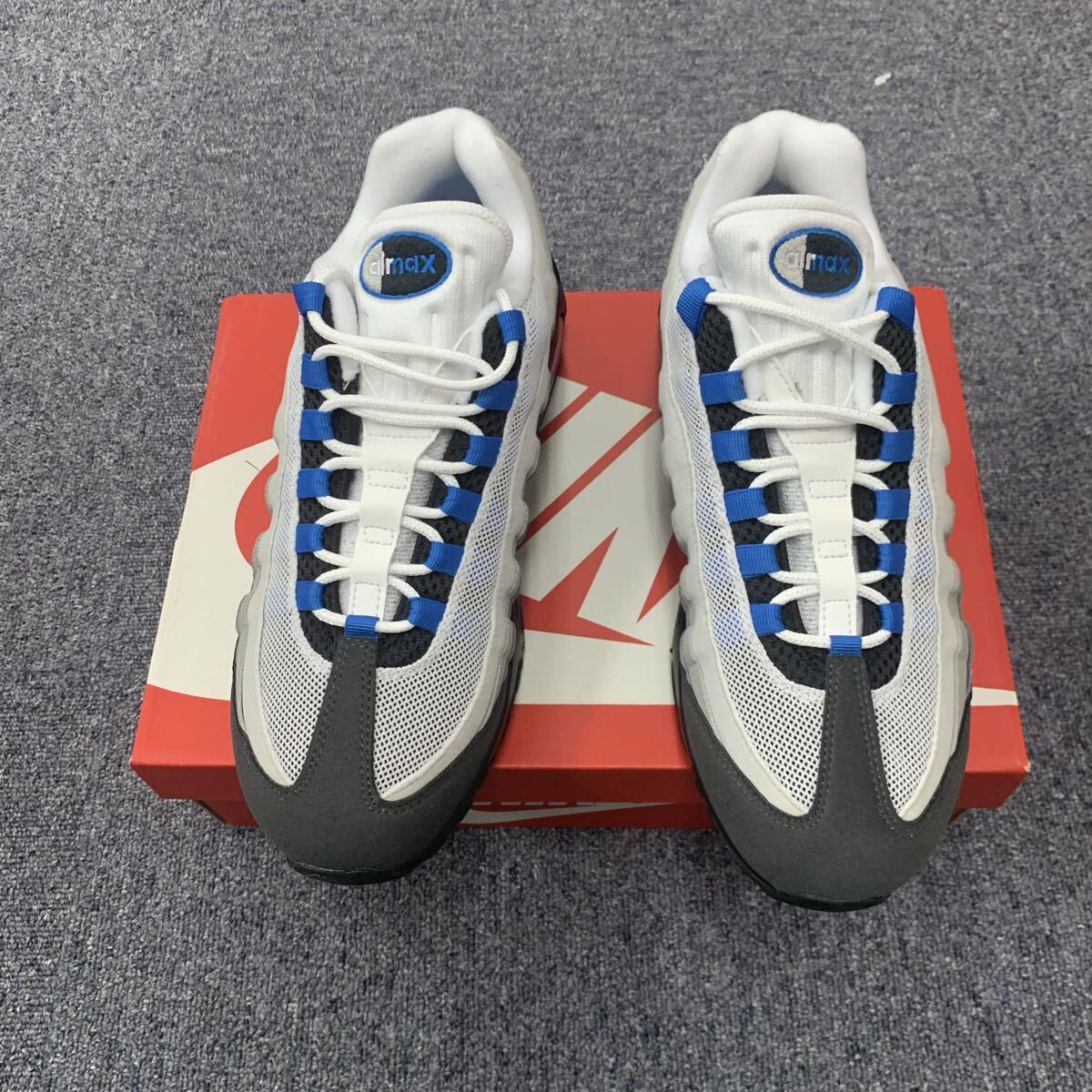 新品 27cm Nike AIR MAX 95 COOL GREY BLUE SPARK IM7410-100 ナイキ 