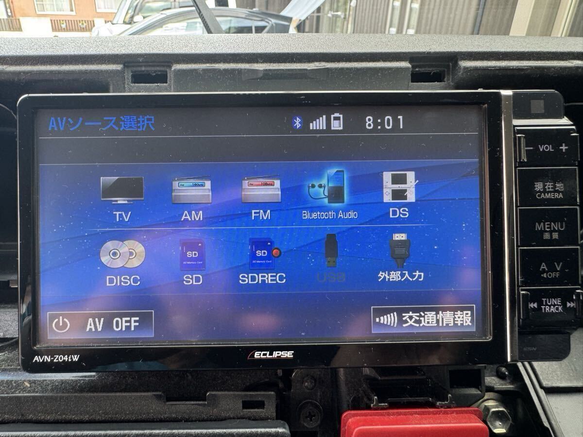 ★動作確認済み★ ECLIPSE AVN-Z04iw CD/DVD/TV/Bluetooth付き 配線類あり★ フルセグ　送料無料_3