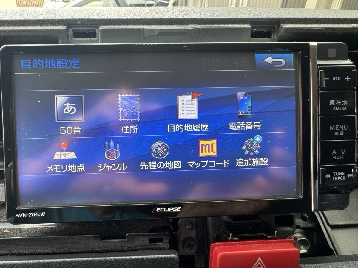 ★動作確認済み★ ECLIPSE AVN-Z04iw CD/DVD/TV/Bluetooth付き 配線類あり★ フルセグ　送料無料_4
