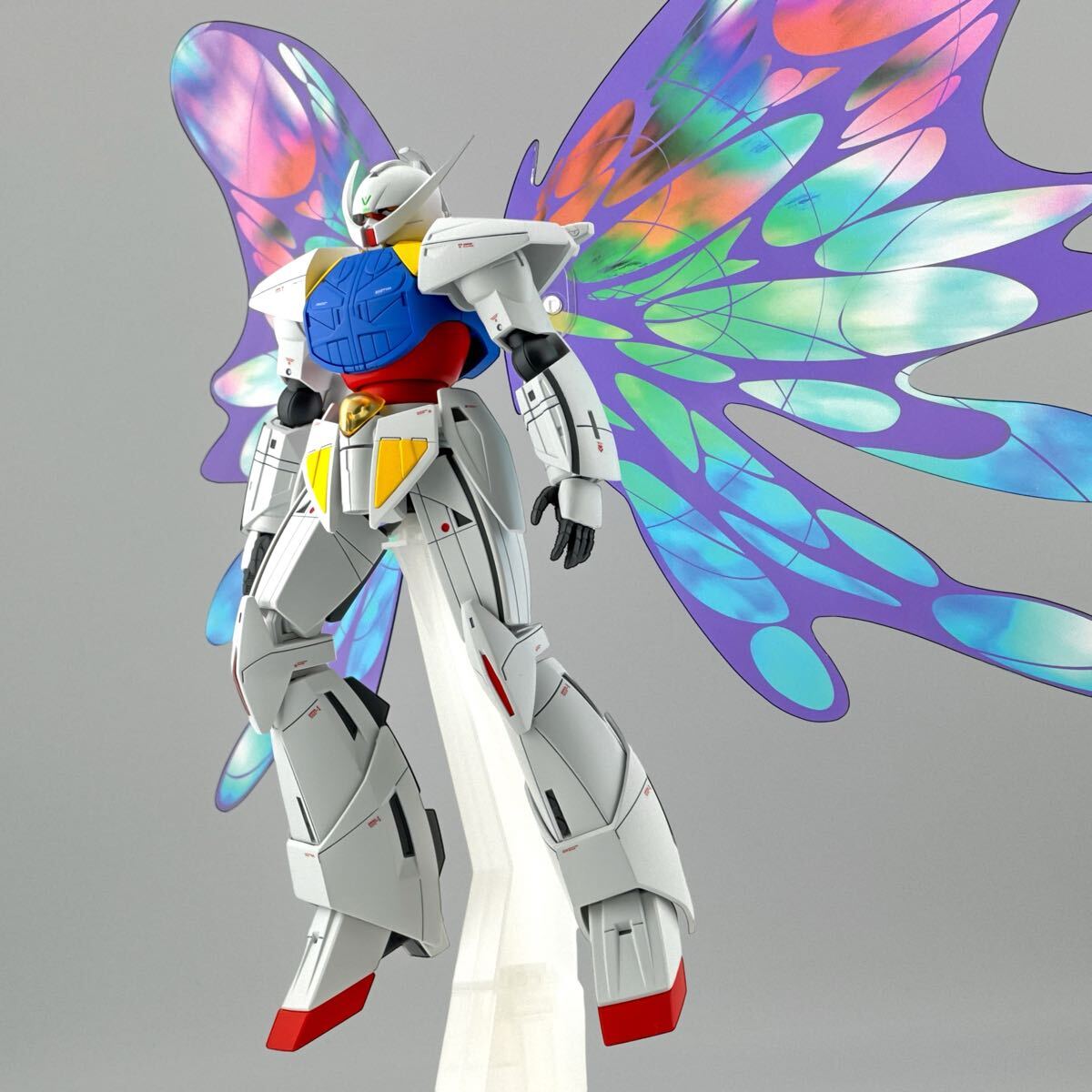 HG 1/144 WD-M01 ターンエーガンダム 月光蝶エフェクトユニット付き 塗装済 完成品 ガンプラ_3
