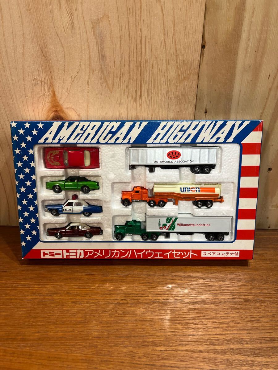42 当時物 トミカ TOMICA 日本製 アメリカンハイウェイセット スペア