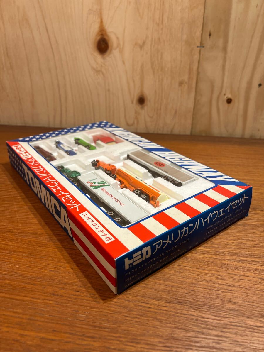 42 当時物 トミカ TOMICA 日本製 アメリカンハイウェイセット スペア