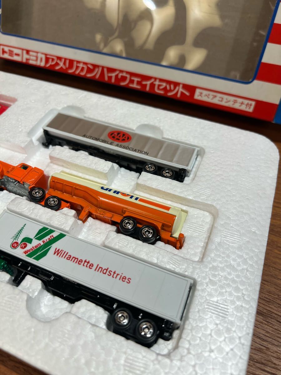 42 当時物 トミカ TOMICA 日本製 アメリカンハイウェイセット スペア