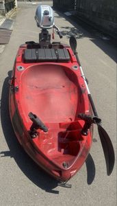 フィッシングカヤック　艤装あり　引き取り限定　四国内発送可能