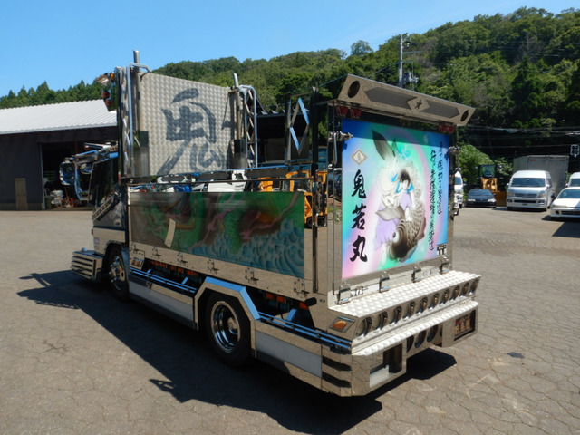【諸費用コミ】:【CH23260】デコトラ マニ割 H19年 フソウ キャンター 平ボディ 積載2000㎏ 5速MT_3