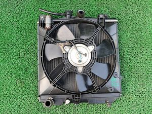 522　MT　スバル プレオ　RA1 RA2 RV1 RV2 ラジエーター 電動ファン セット ラジエター
