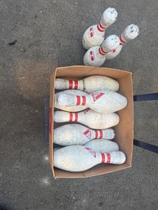 本物☆ボーリング☆ピン☆9本セット☆あと10セットあり☆中古