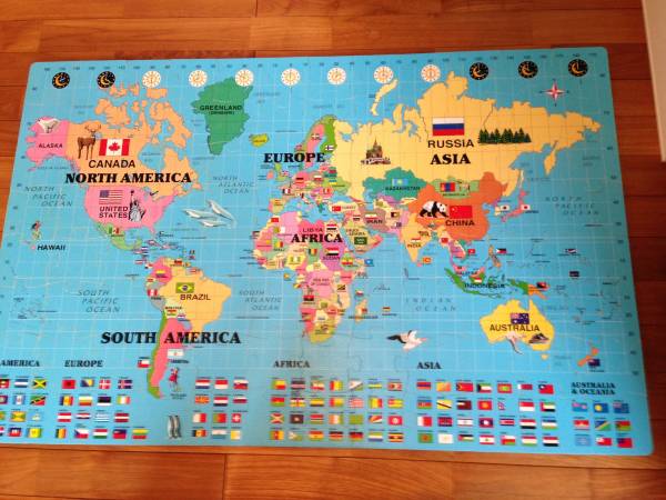 世界地図マップ パズルジョイントマット知育ikeaイケア北欧系 知育玩具 売買されたオークション情報 Yahooの商品情報をアーカイブ公開 オークファン Aucfan Com