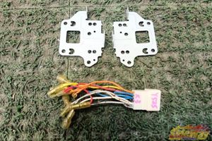 S_コペン(L880K)社外オーディオ取付ステー+カプラー 3点【Y52S】