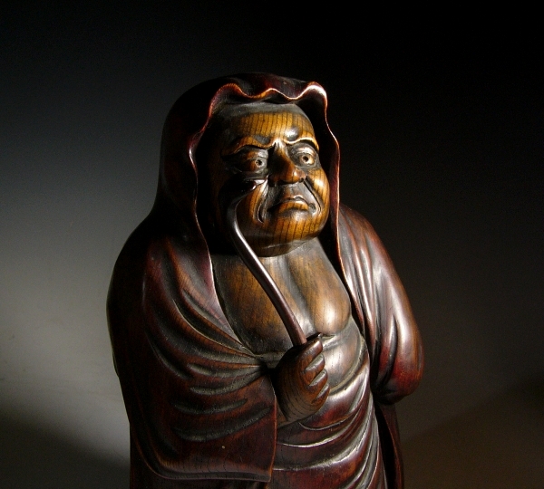 仏教美術 古い木彫達磨大師像 NO8 欅材 菩提達磨/達磨祖師(仏像)｜売買されたオークション情報、yahooの商品情報をアーカイブ公開 ...