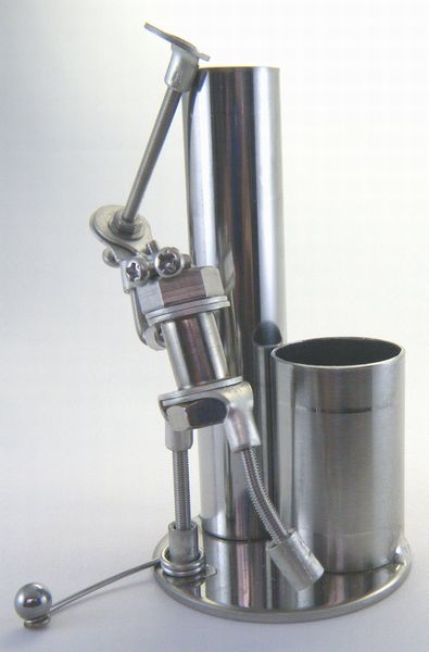 ★スポーツ ゴルフ 印鑑立て 一輪挿し ステンレス 人形 新品★_2