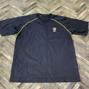 HY1422 lotto ロット　半袖Tシャツ　スポーツウェア　ブラック　メンズL