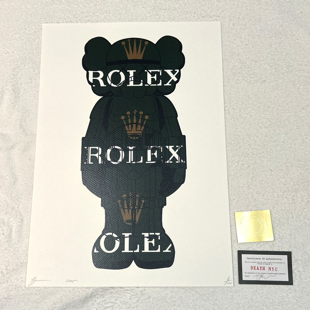 DEATH NYC KAWS カウズ COMPANION ロレックス ROLEX バンクシー BANKSY