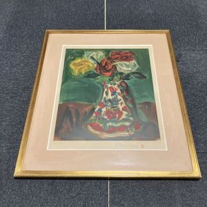 梅原龍三郎 薔薇の値段と価格推移は？｜2件の売買データから梅原龍三郎