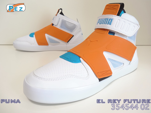 ■PUMA■エルレイ フューチャー(42)■WHT/ORG/BLU■