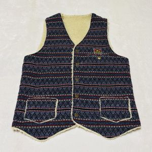 希少 日本製 BEN DAVIS ベンデイビス ウール ボアベスト ネイティブ ヴィンテージスタイ