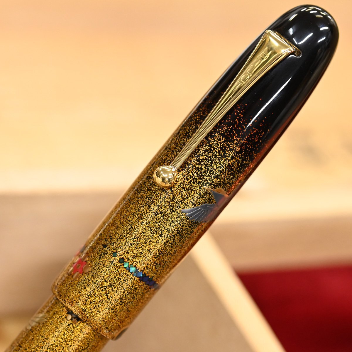 本物 新品 パイロット ナミキ 極希少 国光会 村田百川 大型蒔絵万年筆
