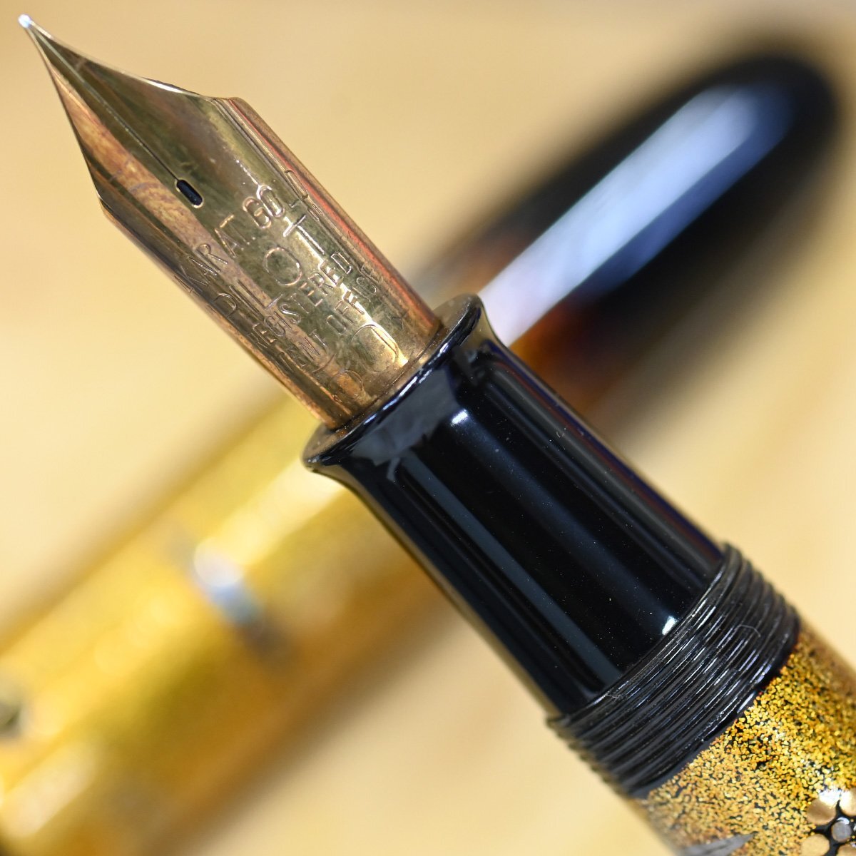 本物 新品 パイロット ナミキ 極希少 国光会 村田百川 大型蒔絵万年筆