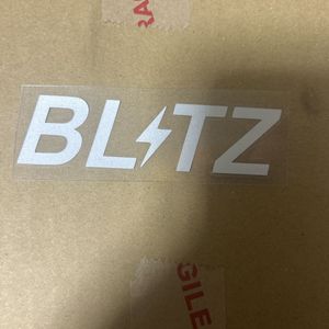 BLITZ ブリッツ カッティングステッカー　シルバー