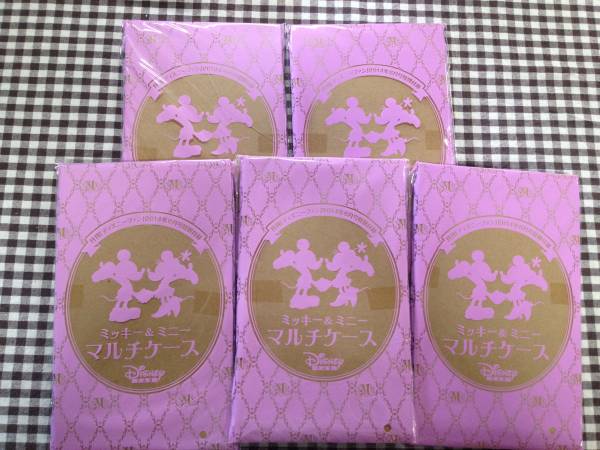 ディズニーファン付録 ６月 ミッキー ミニーマルチケース５個 ファッション総合 売買されたオークション情報 Yahooの商品情報をアーカイブ公開 オークファン Aucfan Com