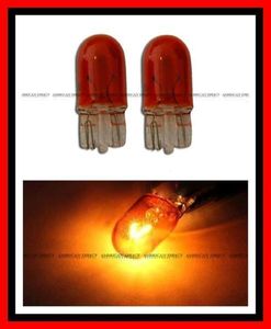 【2個セット/メール便無料/オレンジ】汎用 T10 バルブ アンバー アメ車 シボレー フォー