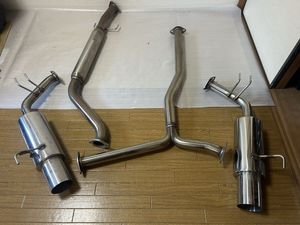 JIC？ 砲弾マフラー 左右出し リアマフラー リアピース 中間パイプ RB1 オデッセイ アブ