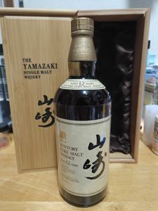サントリー 山崎 12年 木箱のYahoo!オークション(旧ヤフオク!)の相場