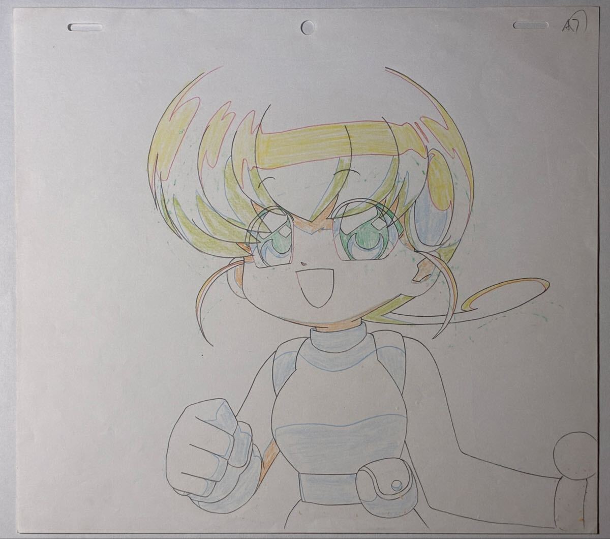 アニメ 六門天外モンコレナイト 柊六奈 セル画 A7 直筆動画付き/希少