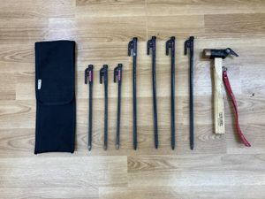 snowpeak ペグ・ハンマーセット ① ケース付き アウトドア キャンプ スノーピーク ソリッ