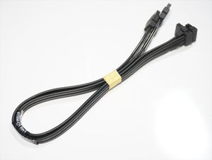 美品 FOXCONN Lux share SATAケーブル 36cm 2本セット SATA3.0対応 片側ストレート、L字