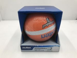 TAG【未使用品】★モルテン(molten) ドッジボール ゴム2号球 オレンジ〈127-250710-YK-20