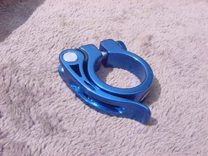 MSC Seatpost Quick binder 31.8φ blue 新品未使用