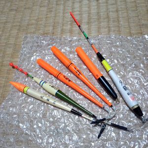 浅場ふかせウキ　棒型　6点　チヌ　グレ　他　堤防　磯　他　釣具　j12705