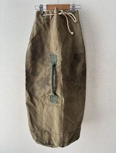 ビンテージ キャンバス ダッフル バッグ ヴィンテージ ミリタリー 鞄