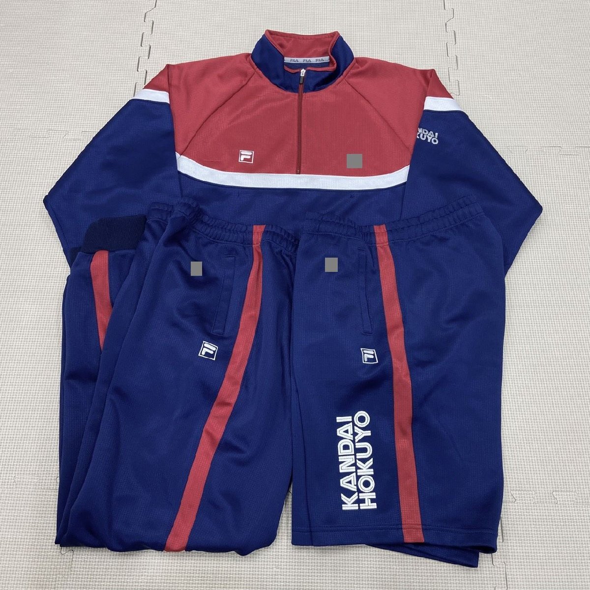 Y2527/S1877] 大阪府 関西大学北陽高校 体操着 3点 /指定品/長袖:3L/長 
