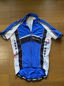 サンティーニ製★DeRosa デローザ ★半袖ジャージ 旧ロゴ Mサイズ