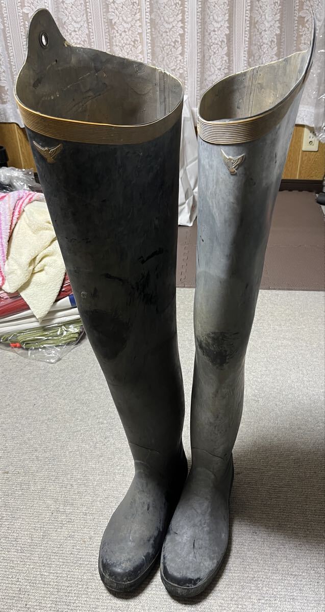 水中長靴（ハト印，シバタ工業製，27.0㎝）(長靴、レインシューズ