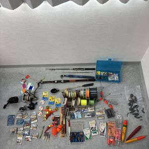 釣り糸、釣竿、釣針、オモリ、浮、リール、その他