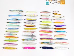 メガバス スラッシュビート 120g、ザウルス ヒラジグラ 80g～150g、デュエル イカ型 メタ