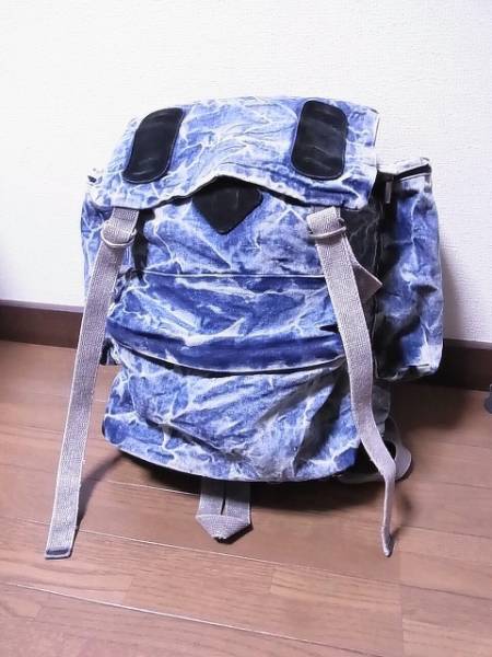 VINTI ANDREWS】ブリーチ デニム リュックサック バックパック  