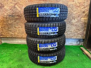 新品 未使用 165/55R14 DUNLOP WINTERMAXX WM02 2024年製 スタッドレスタイヤ 4本セット