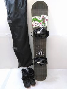 △初心者オススメ メンズ スノーボード4点セット RIDE CRUSH 155cm RIDE LX α Lサイズ M