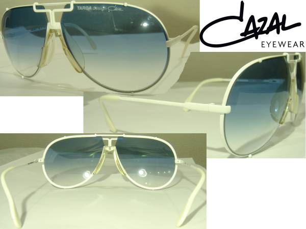 ヴィンテージCAZAL LEGENDS白80年代タルガTARGA designサングラス