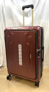 ※1円スタート【開封済・未使用品】LEGENDWALKER 5205-66 スーツケース 78L ワインレッド