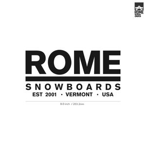 【ROME SDS】ローム★20★ダイカットステッカー★切抜きステッカー★8.0インチ★20.3cm