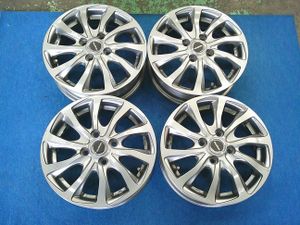 BALMINUM 14インチ アルミホイール 14X4.5J +45 PCD100 4H 4穴 中古